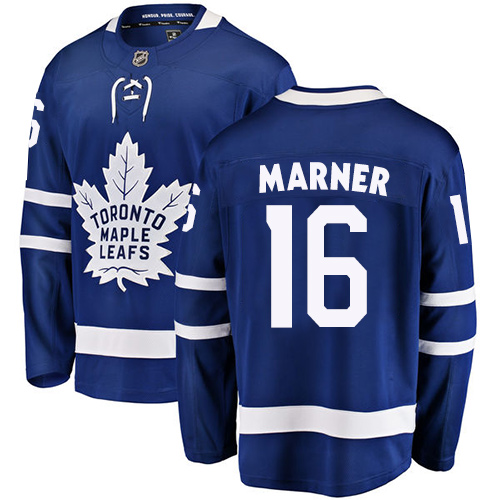 Kinder Toronto Maple Leafs Eishockey Trikot Mitchell Marner #16 Breakaway Königsblau Fanatics Branded Heim